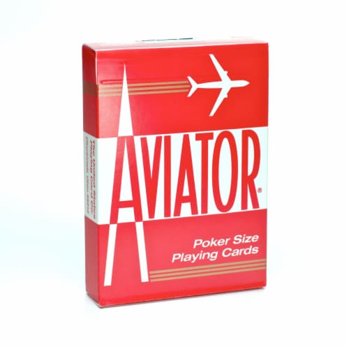 Bicycle® Aviator Poker Size Playing Cards - Assorted Perspective: left