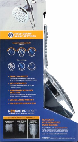Waterpik® Power Wand™ Shower Head Perspective: left