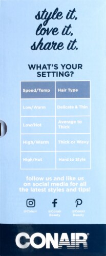 Conair Cord-Keeper 1875 Watt Cord Reel Hair Dryer Perspective: left