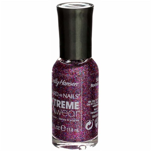 Sally Hansen® Hard as Nails Xtreme Wear® Rockstar Pink Nail Color Perspective: left