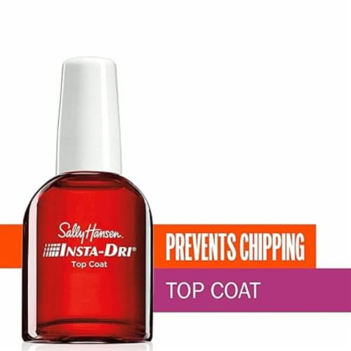 Sally Hansen® Insta-Dri® Clear Top Coat® Nail Polish Perspective: left