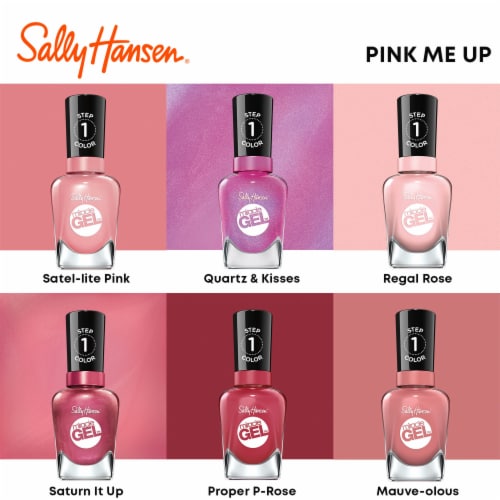 Sally Hansen Miracle Gel Nail Polish, Shade Saturn It Up! #242 Perspective: left
