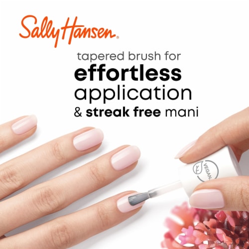 Sally Hansen Good Kind Pure 331 Frosted Amethyst Nail Color Perspective: left