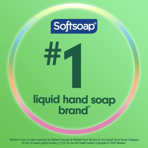 Softsoap Liquid Hand Soap Refill Soothing Clean Aloe Vera Fresh Scent Perspective: left