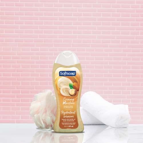 Softsoap Moisturizing Body Wash Shea & Almond Oil Perspective: left