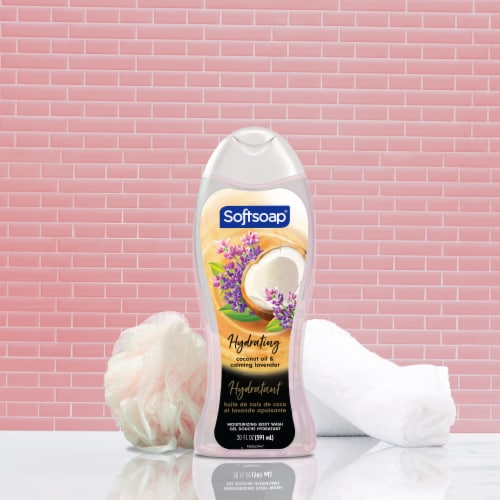 Softsoap Moisturizing Body Wash Luminous Oils Coconut Oil & Lavender Perspective: left