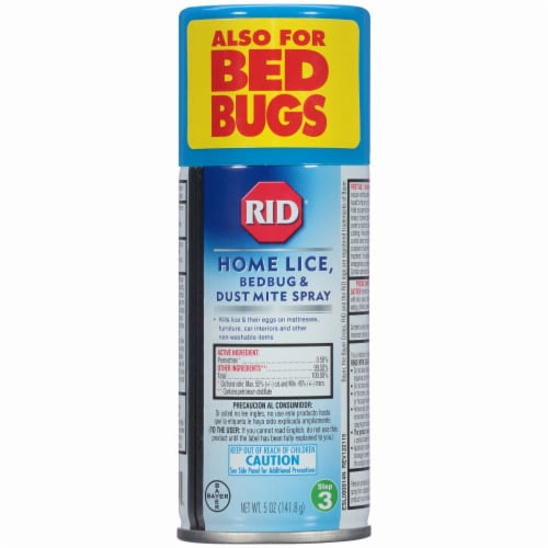 RID Home Lice Bedbug & Dust Mite Aerosol Spray Perspective: left