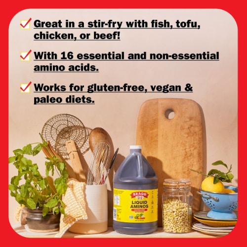Bragg® Seasoning Liquid Aminos Perspective: left