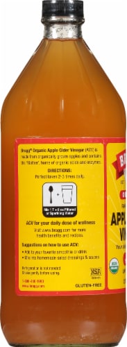 Bragg Organic Apple Cider Vinegar Perspective: left