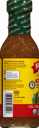 Bragg® Organic Apple Cider Vinegar Oil-Free Vinaigrette Salad Dressing & Marinade Perspective: left