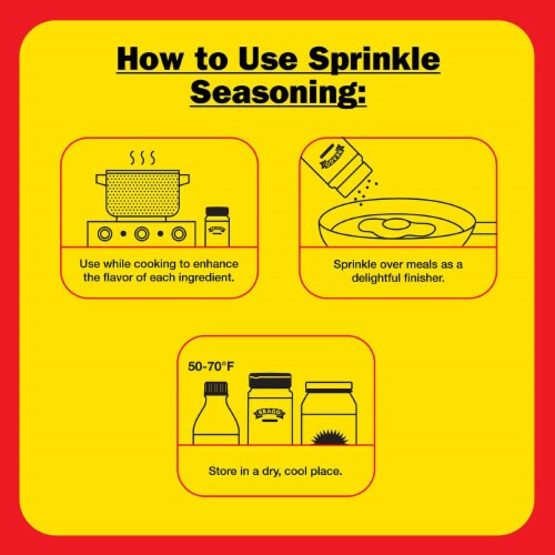 Bragg Organic Sprinkle Seasoning Perspective: left