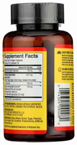 Bragg® Apple Cider Vinegar Ashwagandha Daily Balance Supplements Perspective: left