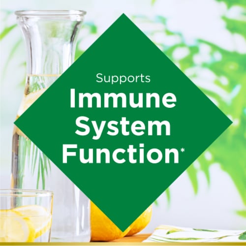 Nature's Bounty Zinc Immune Support Gummies, 30 Mg, Mixed Berry Flavor Perspective: left