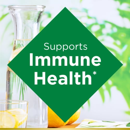 Nature’s Bounty Vitamin D3 1000 IU Bone Support Rapid Release Softgels Perspective: left