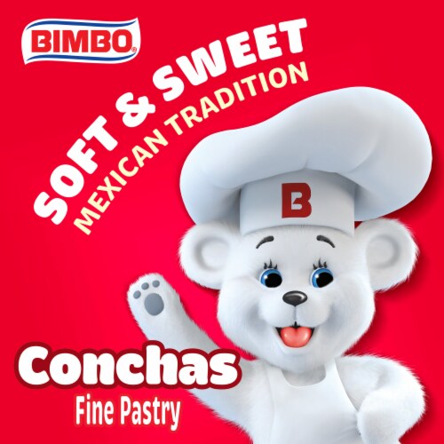 Bimbo Conchas Vanilla Pastry Perspective: left