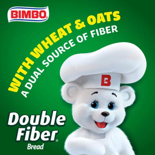 Bimbo Pan Doble Fibra Double Fiber Bread Perspective: left