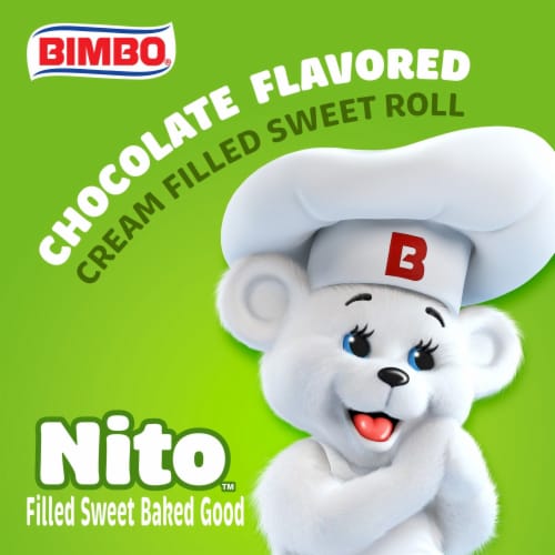 Bimbo Nito Chocolate Crème Filled Sweet Baked Good Perspective: left