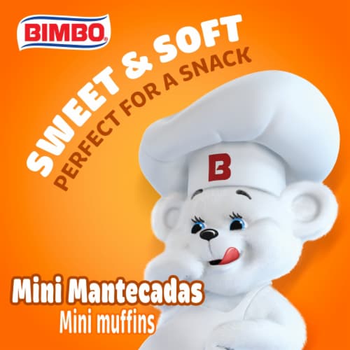 Bimbo Mini Mantecadas Vanilla Mini Muffins Perspective: left
