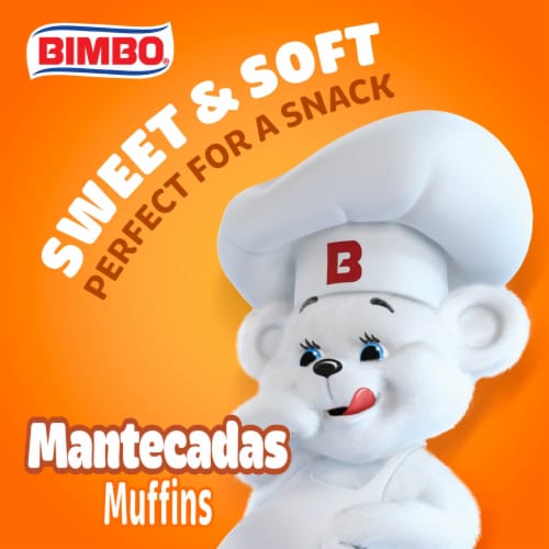 Bimbo Mantecadas Vanilla Muffins Perspective: left