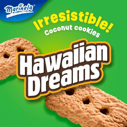 Marinela Hawaiian Dreams Coconut Cookies Perspective: left