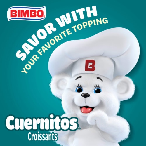 Bimbo Cuernitos Plain Croissants Perspective: left