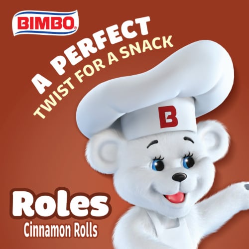 Bimbo Roles de Canela con Pasas Raisin Cinnamon Rolls Perspective: left