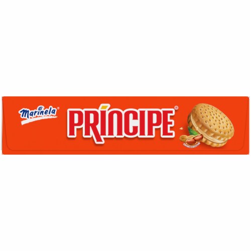 Marinela Principe Peanut Butter Sandwich Cookies Perspective: left
