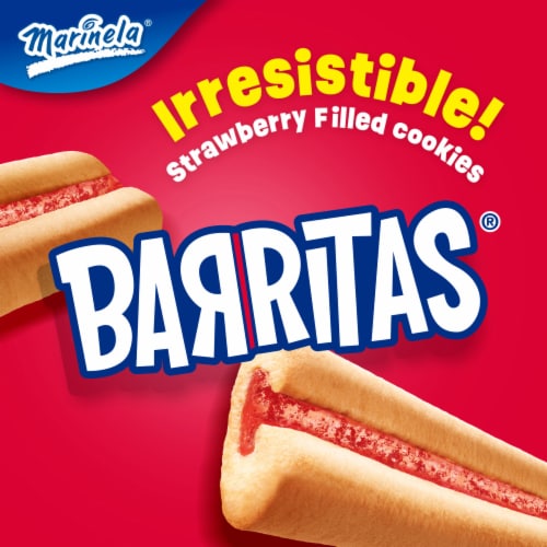 Marinela® Barritas® Fresa Strawberry Filled Cookies Perspective: left