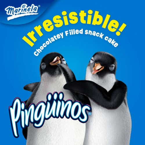 Marinela® Pinguinos Chocolate Creme Filled Cupcakes Perspective: left