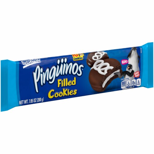 Marinela Pinguinos Filled Cookies Perspective: left