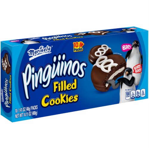 Marinela Pinguinos Filled Cookies Perspective: left
