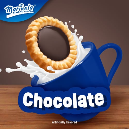 Marinela Tart-A-Let Chocolate Filled Cookies Perspective: left