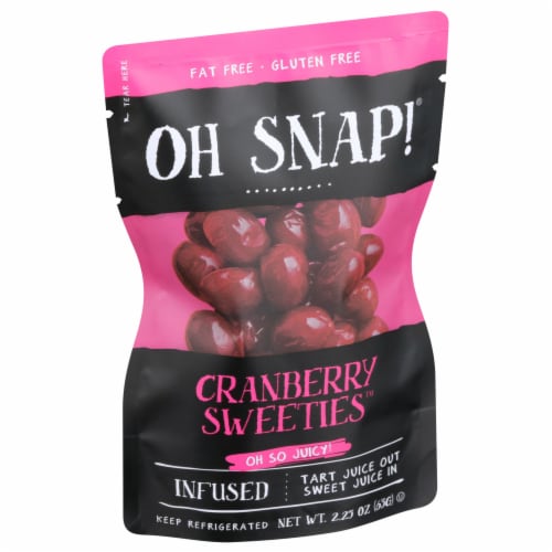 OH SNAP!® Cranberry Sweeties™ Pouch Perspective: left