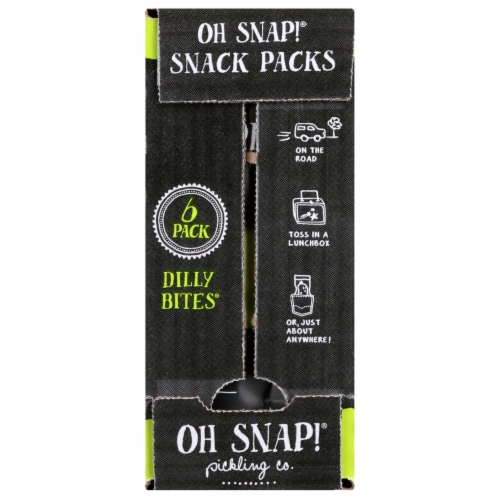 OH SNAP!® Dilly Bites® Pickle Pouches Perspective: left