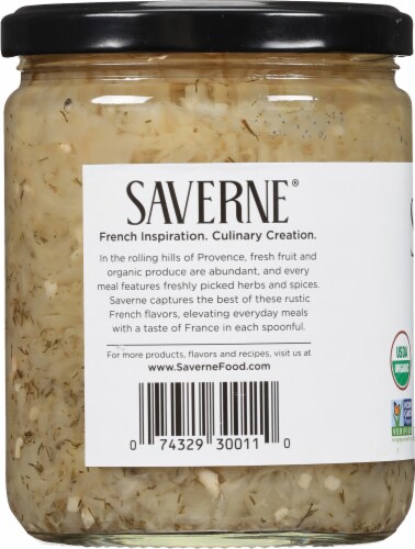 Saverne® French Dill Organic Artisan Sauerkraut Perspective: left