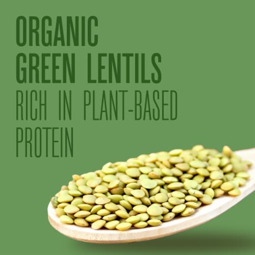 Arrowhead Mills® Organic Green Lentils Perspective: left