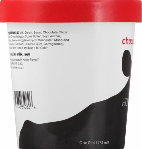 Howling Cow® Chocolate Mint Chip Ice Cream Perspective: left