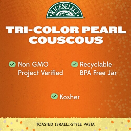 RiceSelect Tri-Color Pearl Couscous Perspective: left