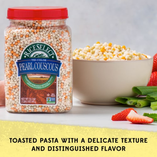 Rice Select Tri-Color Pearl Couscous Perspective: left