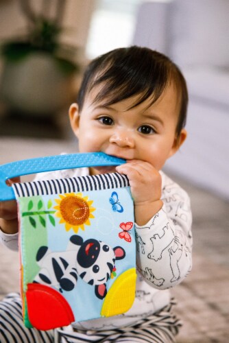 Baby Einstein Curious Explorers Teether Book Take-Along Toy Perspective: left