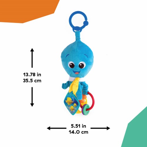 Baby Einstein Be Activity Arms Octopus Baby Toy Perspective: left
