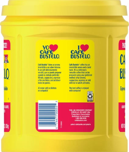 Cafe Bustelo® Espresso Dark Roast Ground Coffee Perspective: left