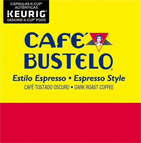 Café Bustelo® Espresso Style Dark Roast K-Cup Coffee Pods Perspective: left