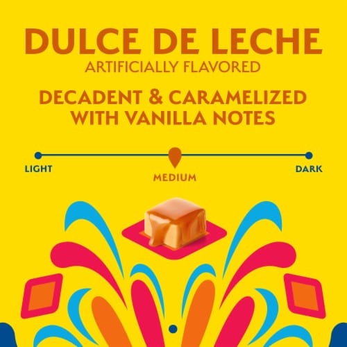 Café Bustelo Dulce de Leche Artificially Flavored Ground Coffee Perspective: left