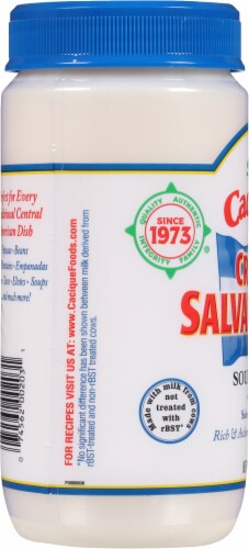Cacique® Crema Salvadorena Sour Cream Perspective: left