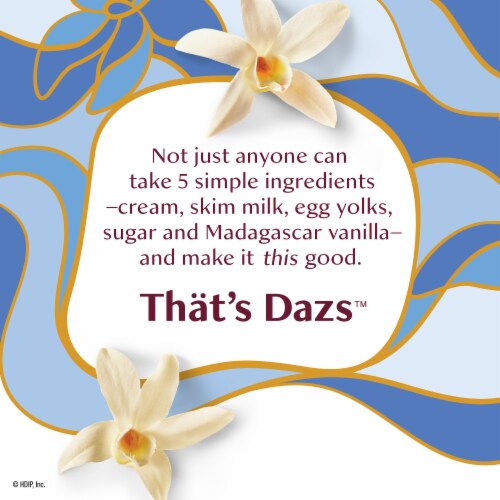 Haagen-Dazs Vanilla Ice Cream, 64 Oz. Perspective: left