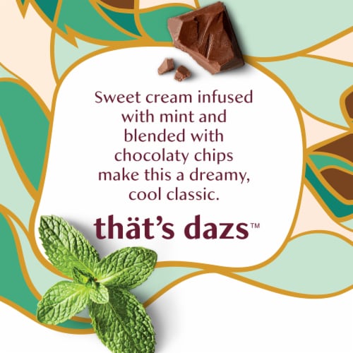 Haagen Dazs® Mint Chocolate Chip Gluten Free Ice Cream Perspective: left