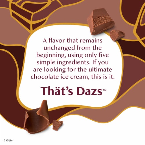 Haagen Dazs® Chocolate Gluten Free Ice Cream Cup Perspective: left