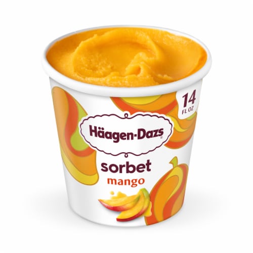 Haagen-Dazs® Mango Sorbet Pint Perspective: left