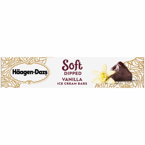 Haagen-Dazs® Soft Dipped Vanilla Ice Cream Bars Perspective: left